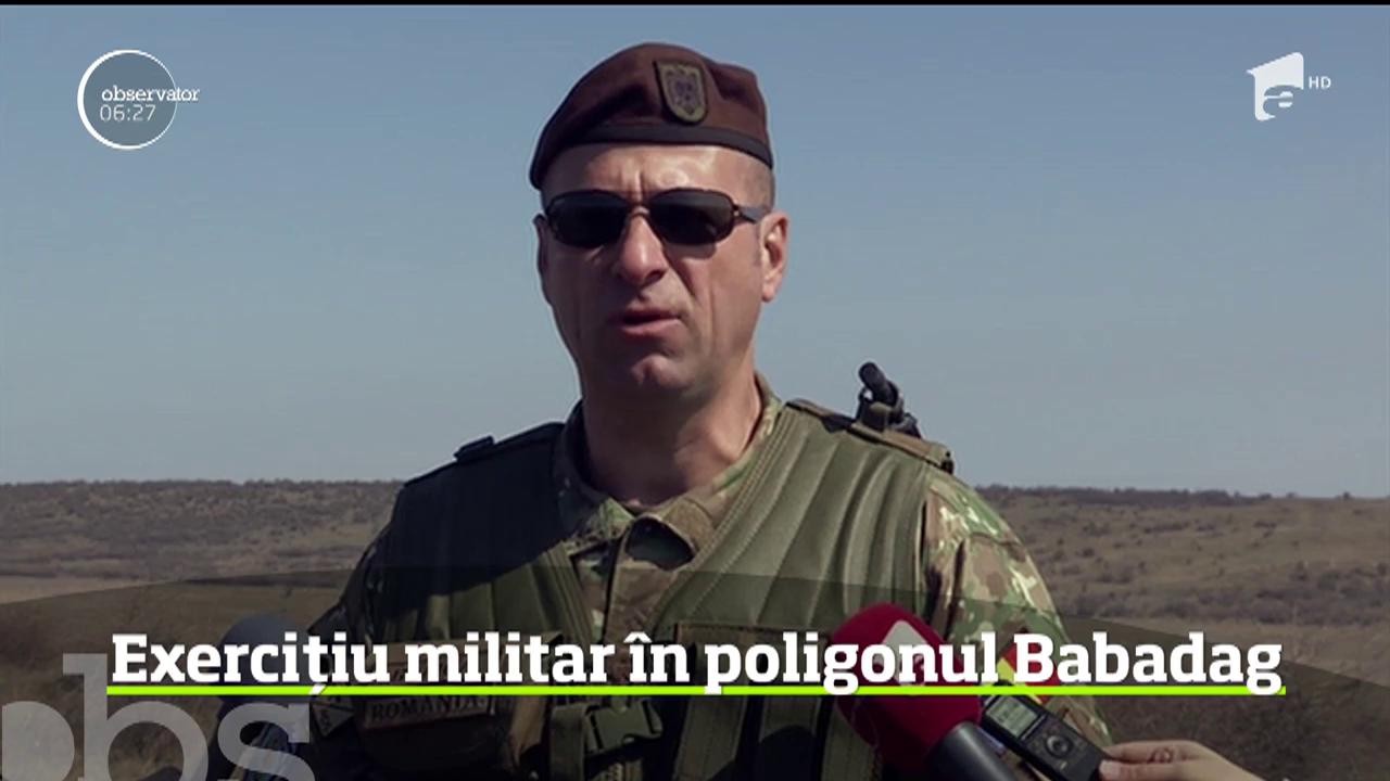 S-au tras focuri de armă, iar cerul a fost brăzdat de elicoptere de luptă &icirc;n judeţul Tulcea. &Icirc;nsă nu vă speriaţi, a fost doar un exerciţiu militar, &icirc;n poligonul din Babadag