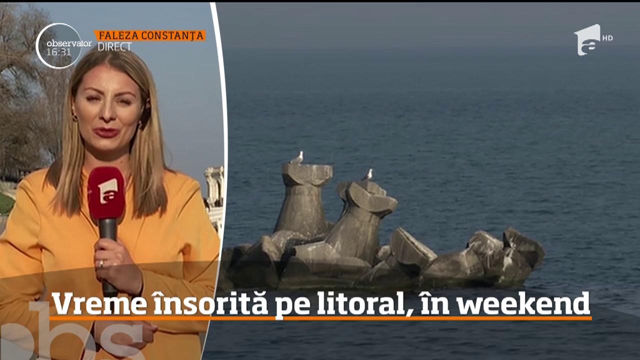 Vreme &icirc;nsorită pe litoral, &icirc;n weekend