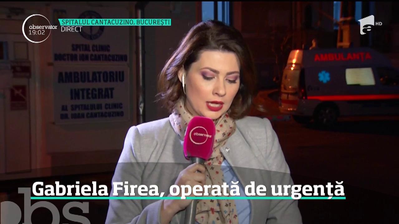 Gabriela Firea, operată de urgenţă. Este a doua operaţie pe care o face &icirc;n doar două luni