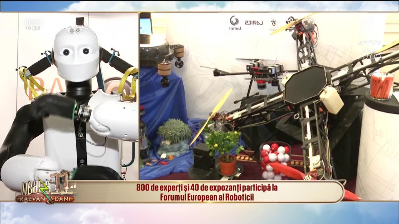 Roboții viitorului, &icirc;n direct la Neatza! Umanoid de 700.000 de dolari la București