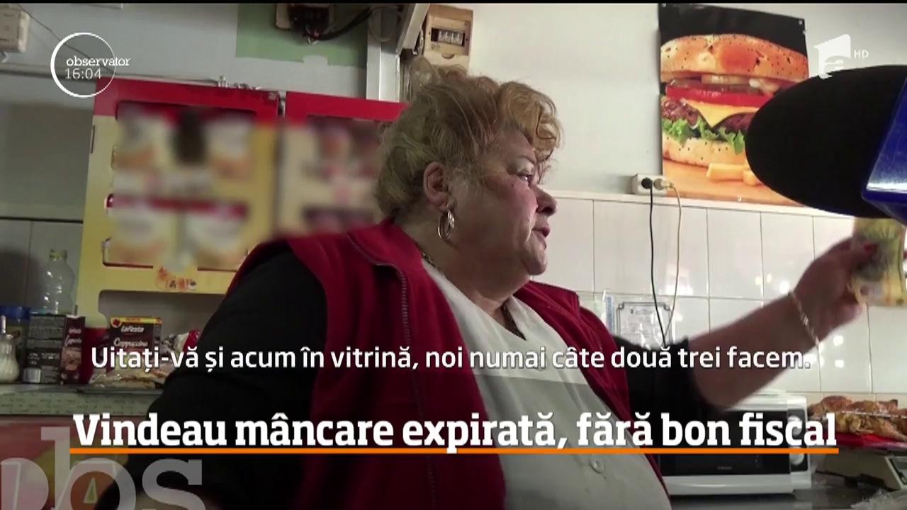 Vindeau m&acirc;ncare expirată, fără bon fiscal. S-a &icirc;nt&acirc;mplat &icirc;ntr-un restaurant fast-food din Bistriţa-Năsăud