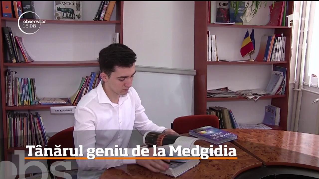 Un elev din Medgdia, &icirc;n finala Olimpiadei Geniilor organizată &icirc;n Statele Unite al Americii. T&acirc;nărul nu este la prima performanţă de acest gen