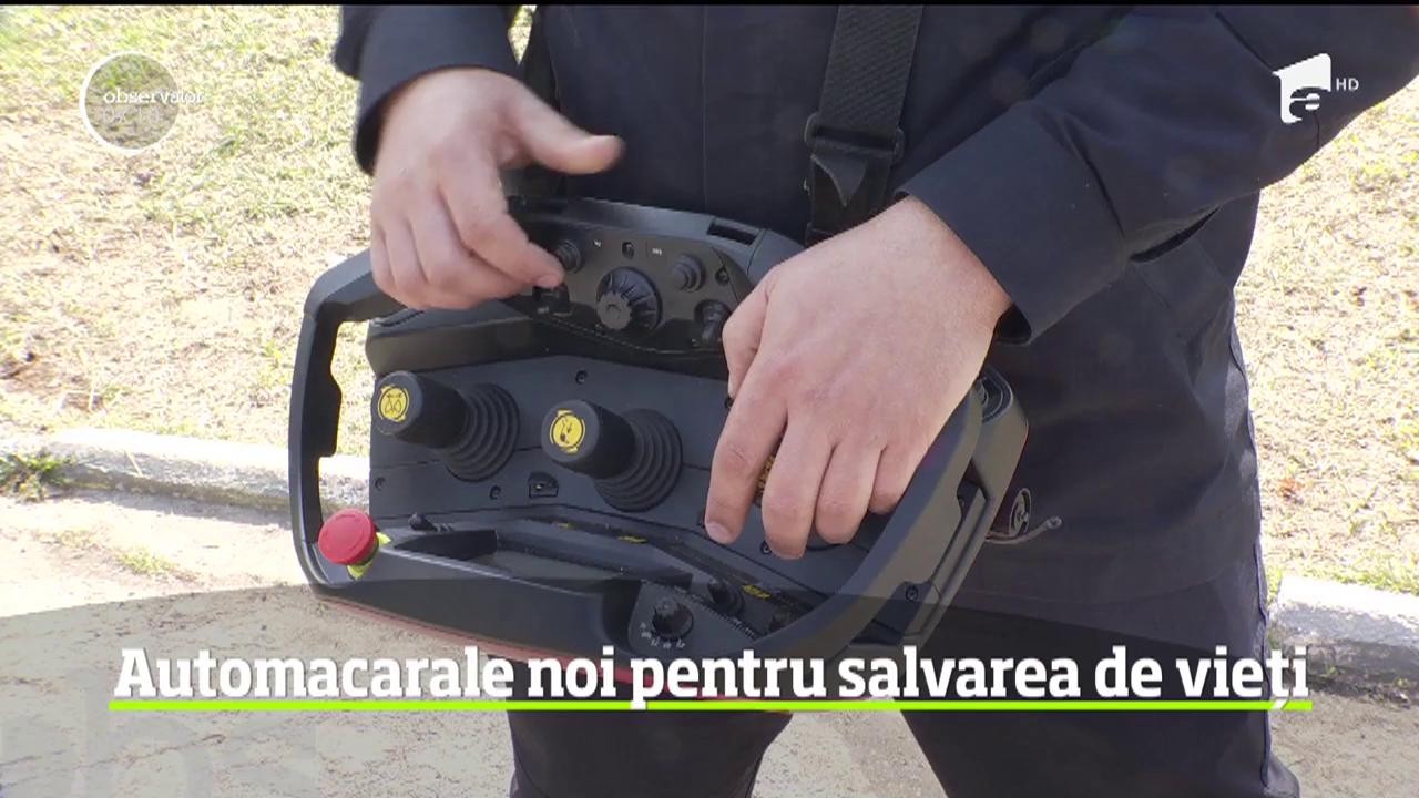 Şase automacarale noi, &icirc;n dotarea Inspectoratului pentru Situaţii de Urgenţă