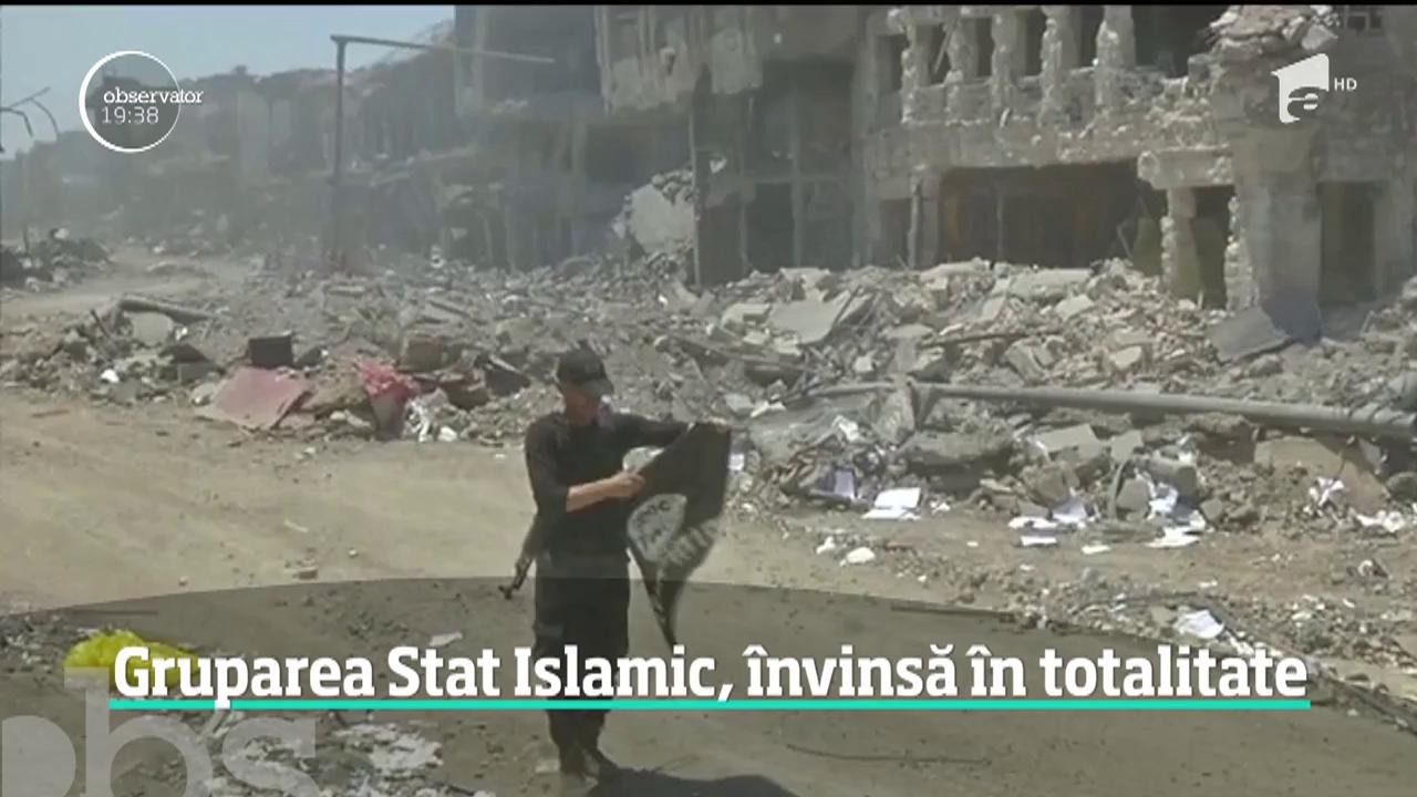 Teroriştii Statului Islamic, &icirc;nvinsă &icirc;n totalitate