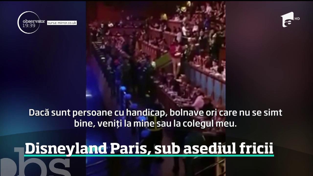 Disneyland Paris, sub asediul fricii. Mii de vizitatori au &icirc;nceput să ţipe şi să alerge, de teama unui atac terorist