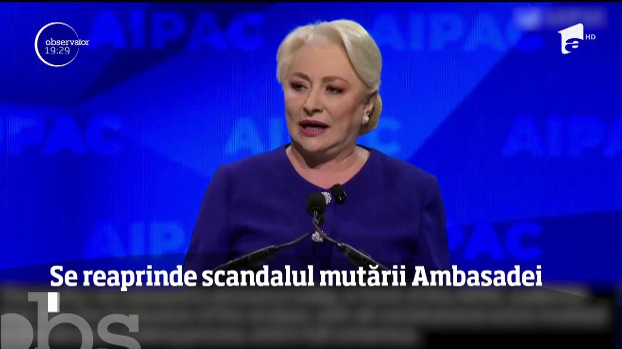 Viorica Dăncilă vrea să mute ambasada Rom&acirc;niei de la Tel Aviv la Ierusalim. Reacția lui Klaus Iohannis