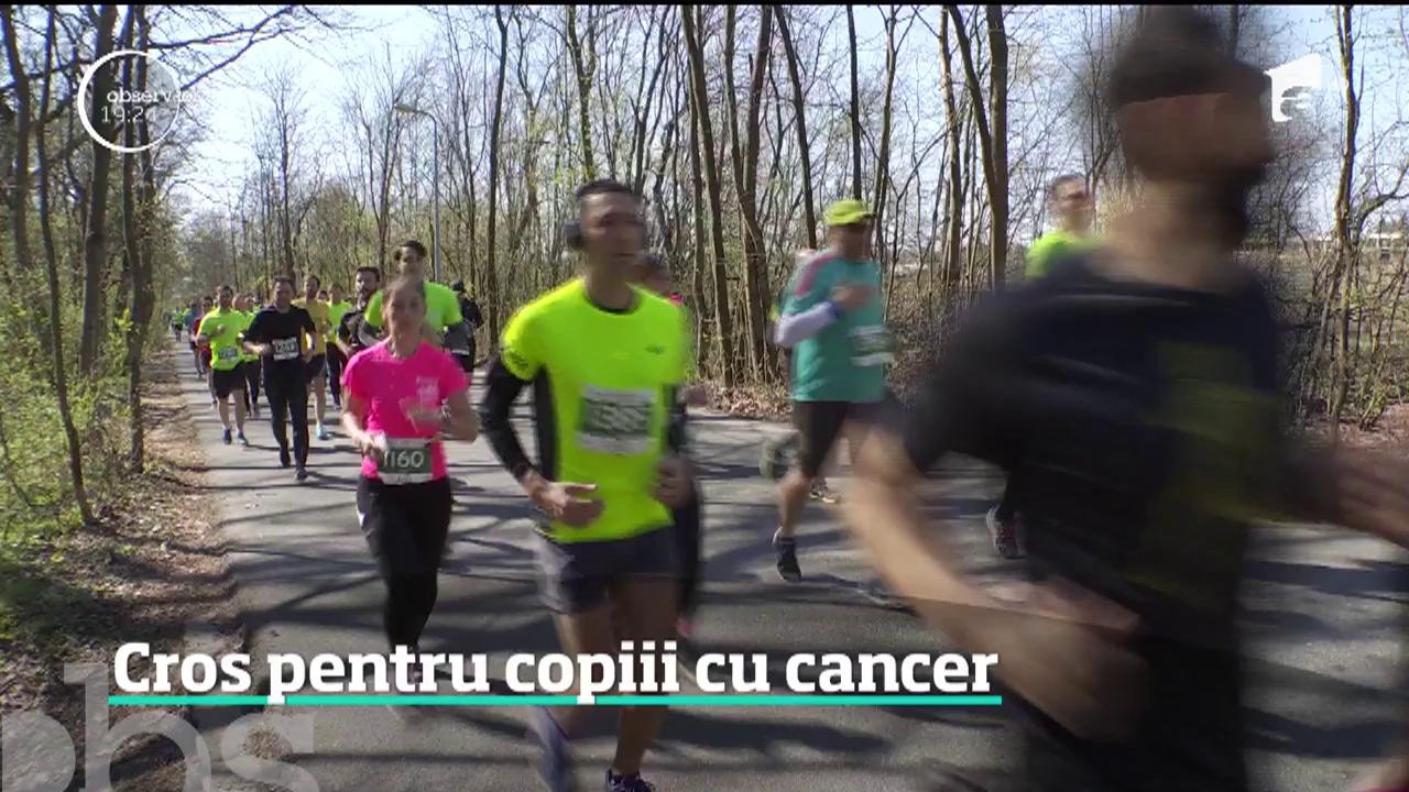 Cros cu 1500 de oameni pentru copiii care suferă de cancer. Startul s-a dat &icirc;n Pădurea Băneasa