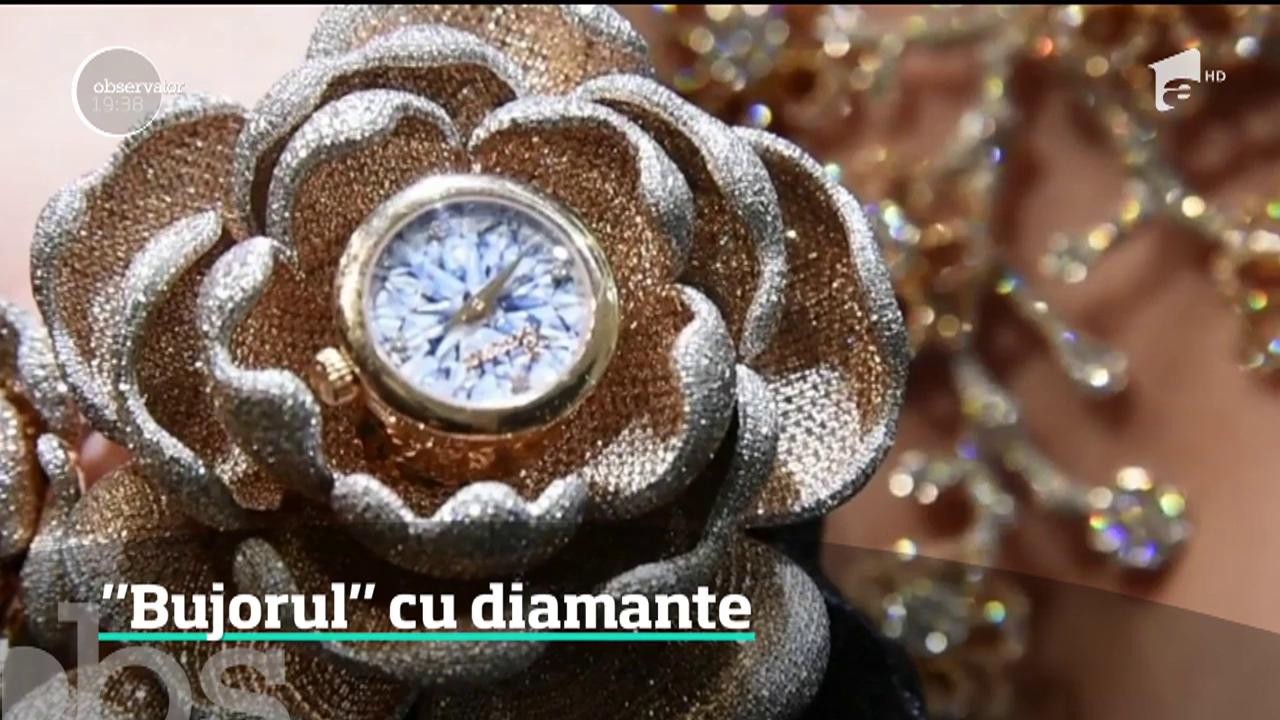 Un ceas cu 15 mii de diamante a fost prezentat &icirc;n Elveţia