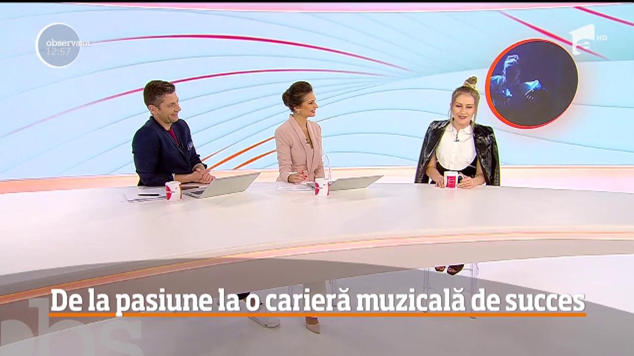 Ester Peony a venit &icirc;n platoul Observatorului unde ne-a povestit cum muzica a devenit treptat de la pasiune la carieră
