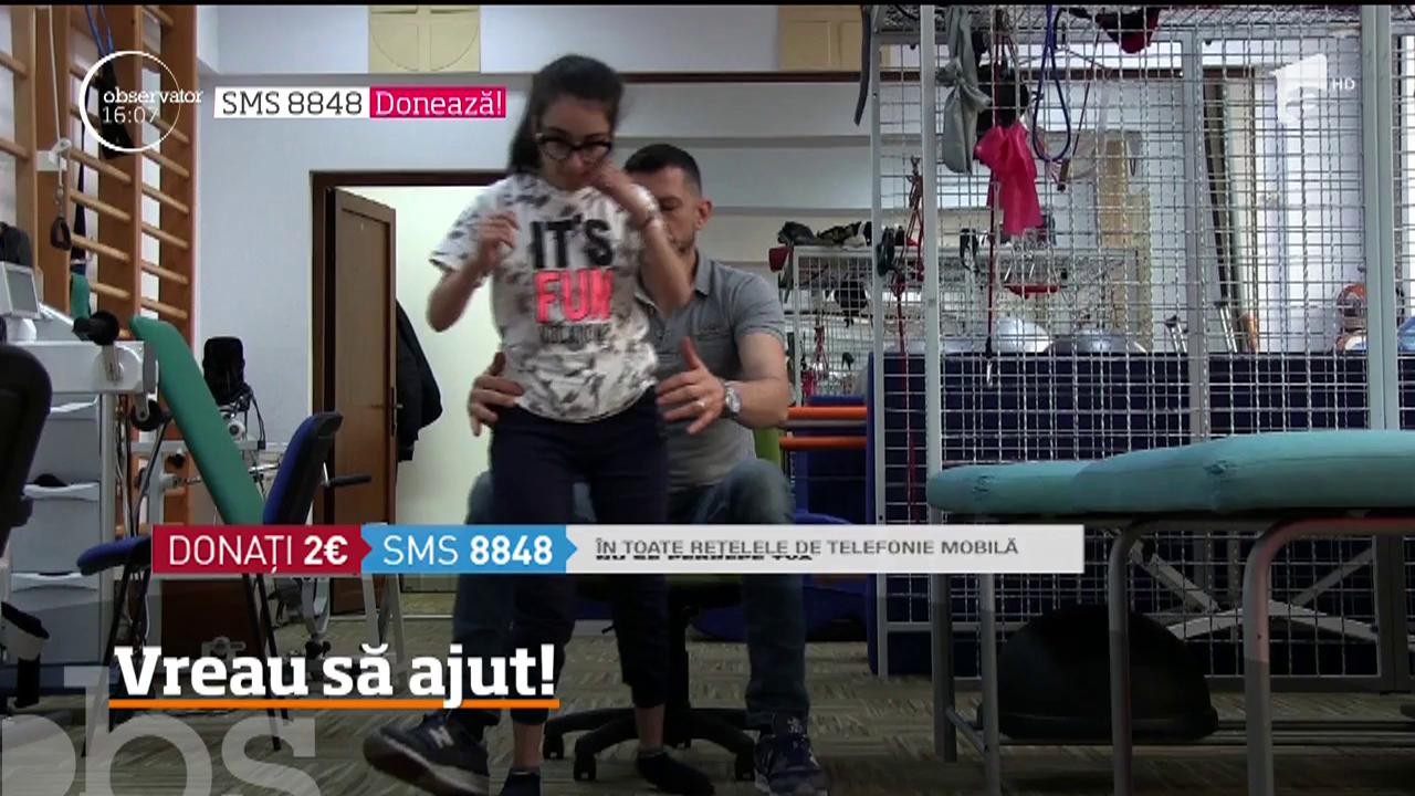 Vreau să ajut! Francesca suferă de tetrapareză spastică