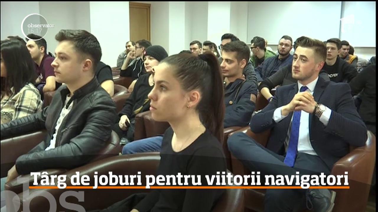 T&acirc;rg de joburi pentru viitorii navigatori la Universitatea Maritimă din Constanţa