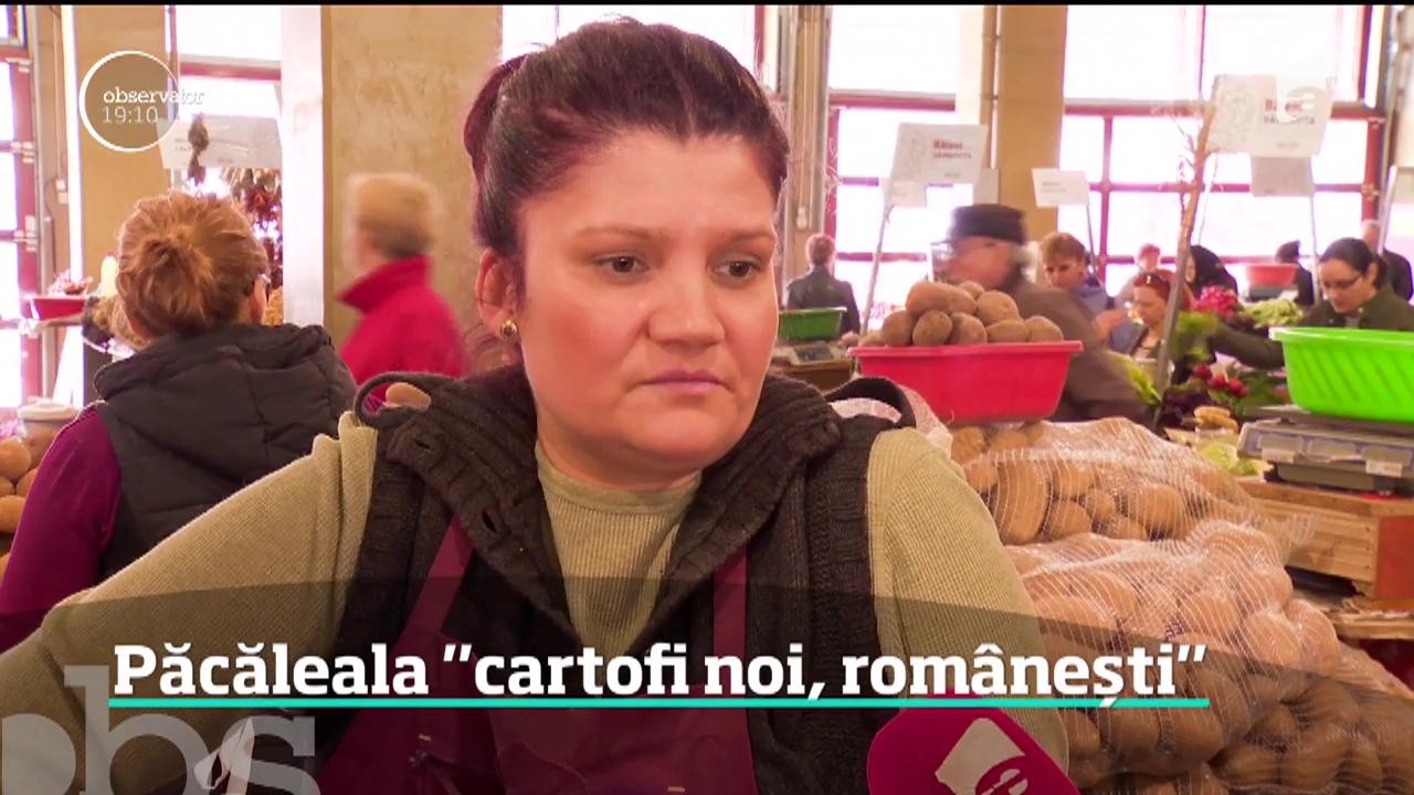 Au apărut cartofii noi şi costă c&acirc;t trei kilograme de carne! Legumele nu sunt rom&acirc;neşti, aşa cum se laudă comercianţii