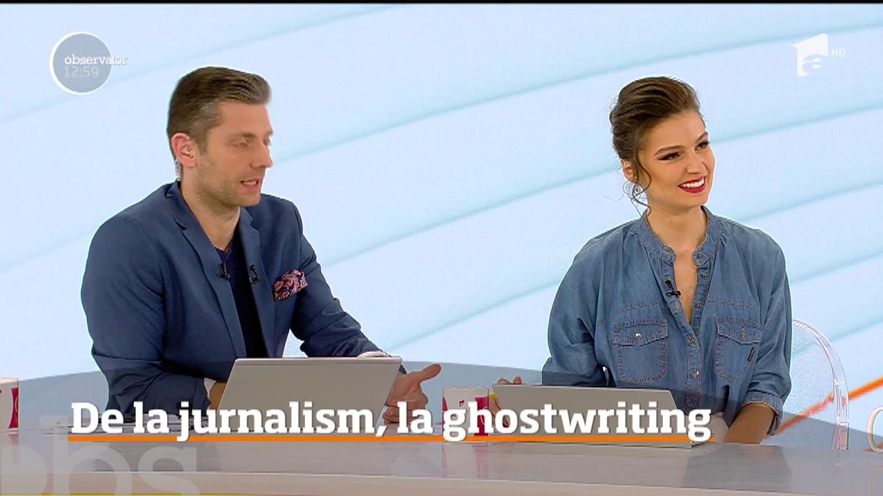 Liviana Tane, scriitoarea fantomă, a venit &icirc;n platoul Observator. Cum a trecut de la jurnalism la ghost writing
