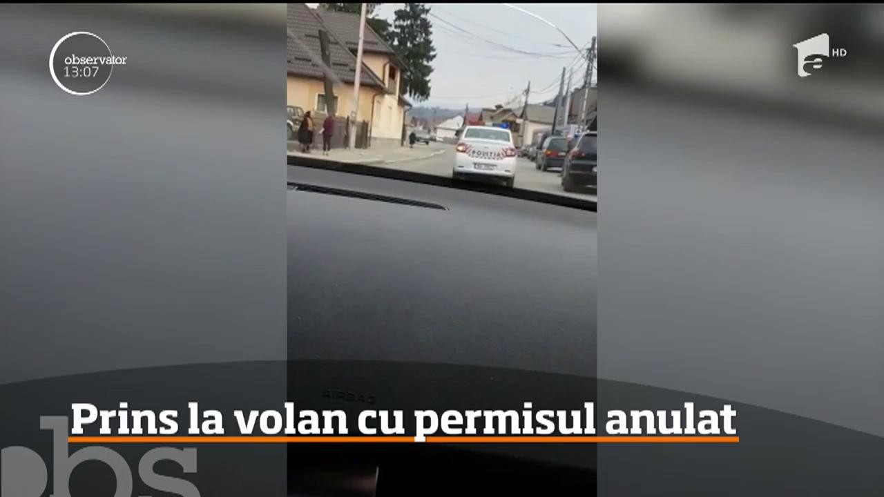 O condamnare pentru conducere fără permis nu l-a &icirc;mpiedicat pe un om de afaceri din judeţul Maramureş să se urce din nou la volan