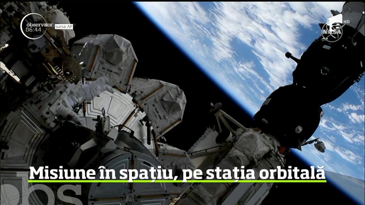 Doi astronauţi de pe Staţia Orbitală Internaţională au ieşit din nou &icirc;n spaţiu