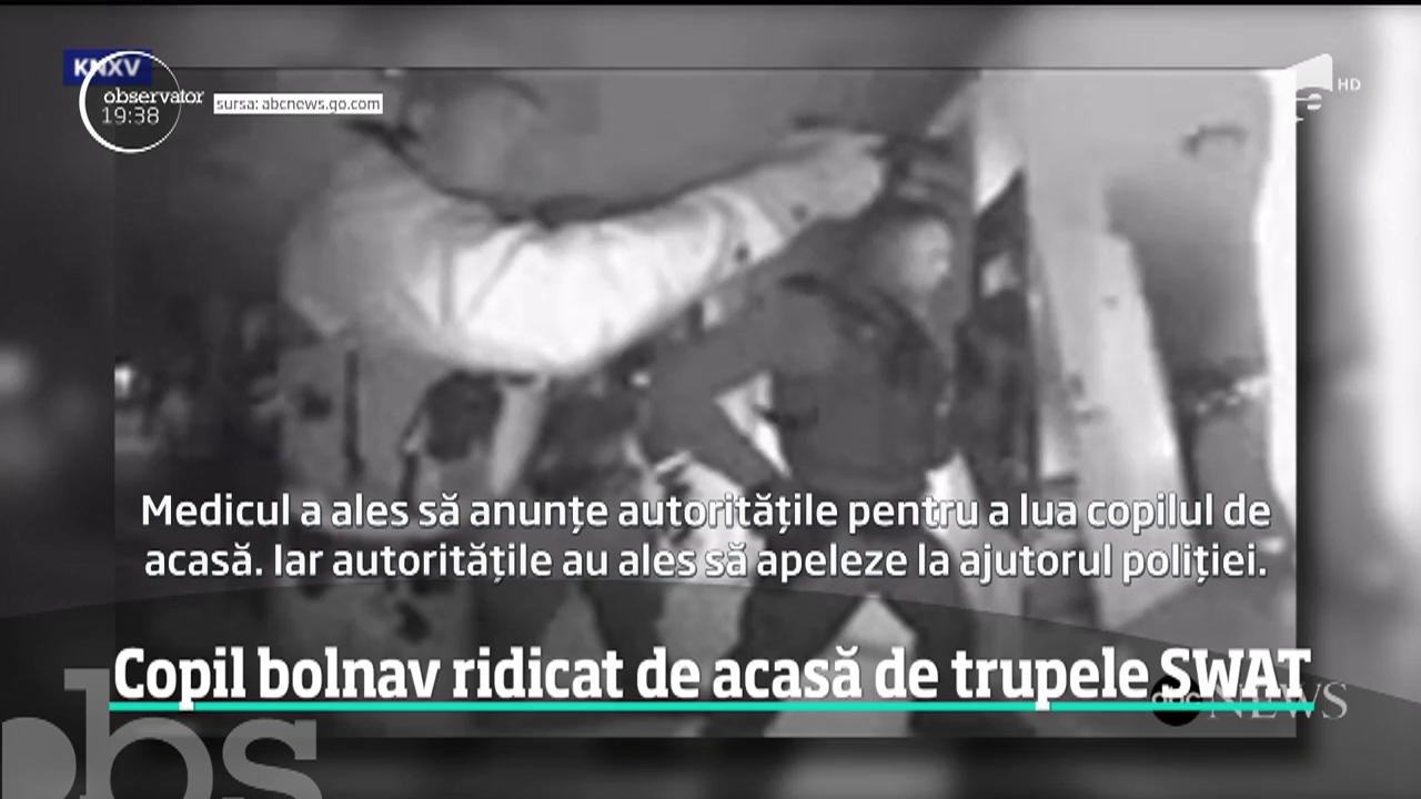Un copil de doi ani din America a fost dus la medic cu mascaţii