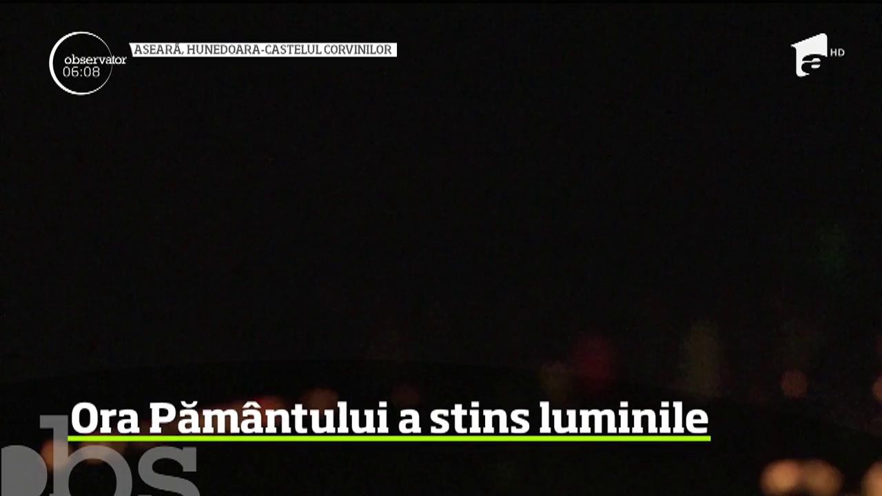 Ora Păm&acirc;ntului a stins lumina seara trecută timp de 60 de minute &icirc;n oraşe din &icirc;ntreaga lume