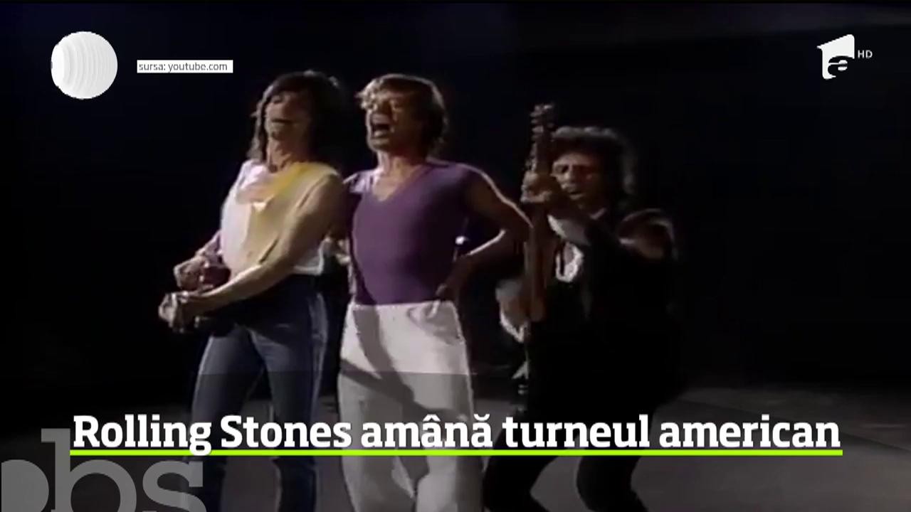 Formația The Rolling Stones am&acirc;nă concertele din SUA