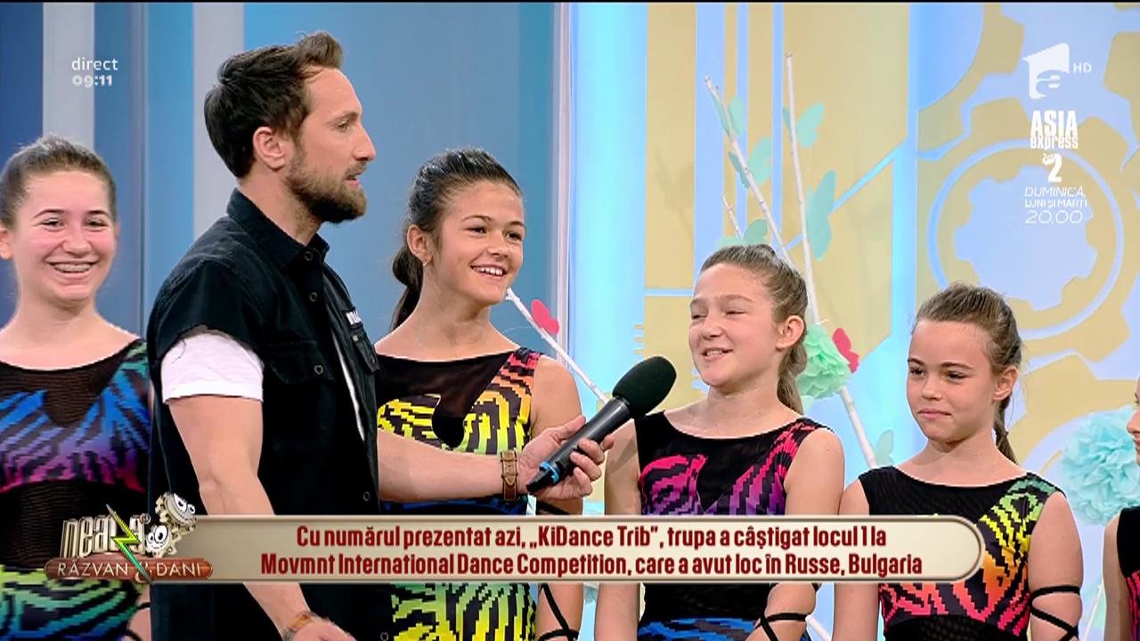 Şcoala de dans "KiDance Trib" a &icirc;ncins ringul la Neatza! Trupa a obţinut locul I la Movmnt International Competition!