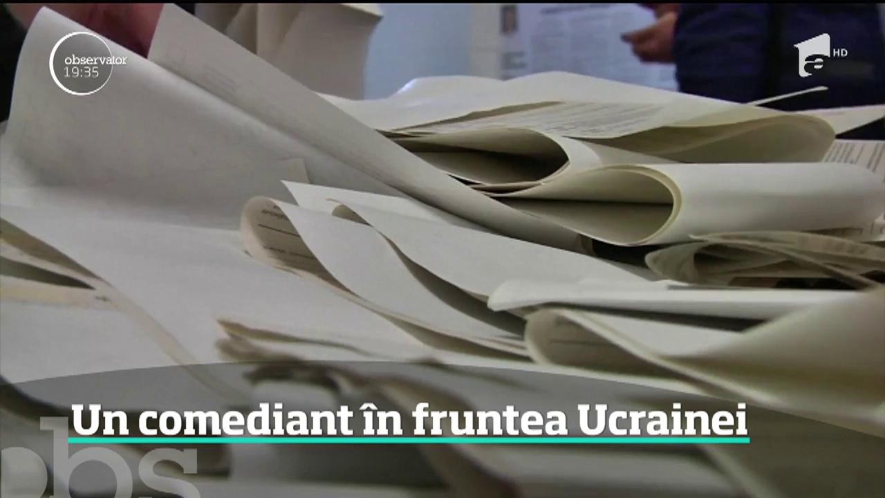 &Icirc;ntre "prinţesa gazului" şi un actor de comedie, Ucraina a ales umorul. Cine este comediantul venit de nicăieri şi ce scandaluri au izbucnit după primul tur al alegerilor prezidenţiale din Ucraina
