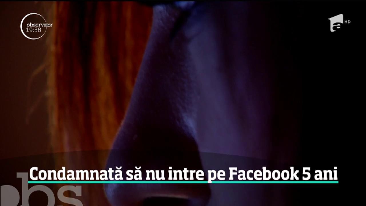 O rom&acirc;ncă a fost condamnată să nu intre pe Facebook cinci ani