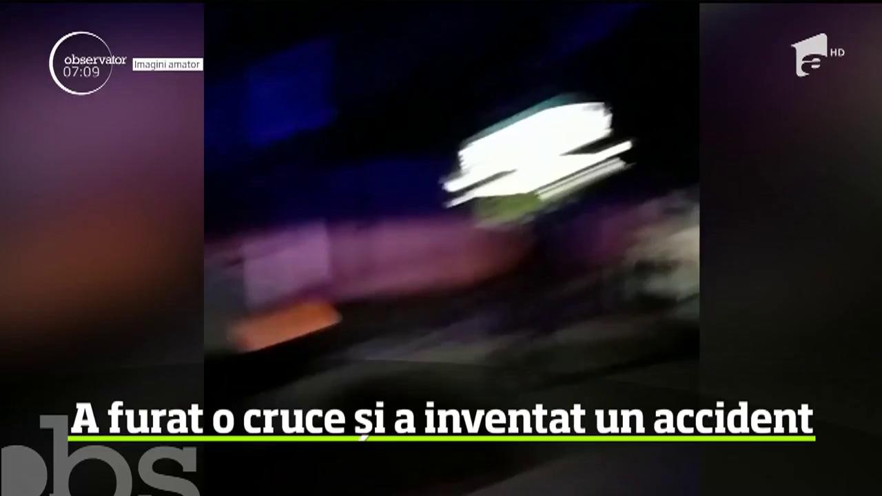 Mobilizare uriaşă &icirc;n D&acirc;mboviţa, după ce un bărbat de 75 de ani a fost găsit prăbuşit &icirc;ntr-un şanţ, cu o cruce uriaşă l&acirc;ngă el