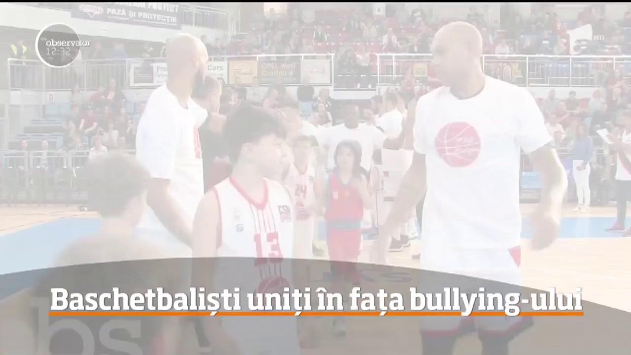 Baschetbaliştii de la CSM Oradea luptă &icirc;mpotriva fenomenului bullying