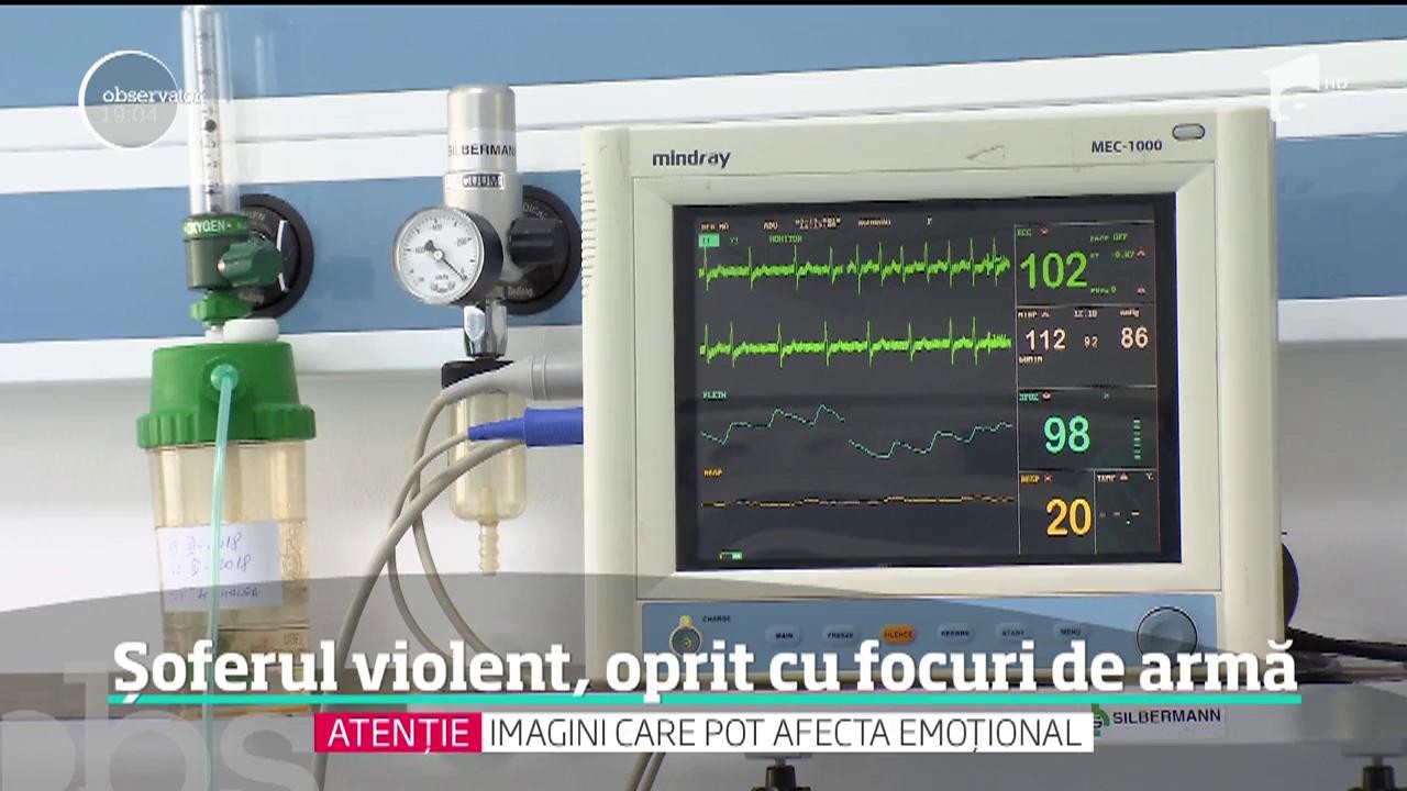 Imagini șocante &icirc;n centrul Iașiului! Un polițist a fost t&acirc;r&acirc;t pe capota unei mașini de un șofer nervos