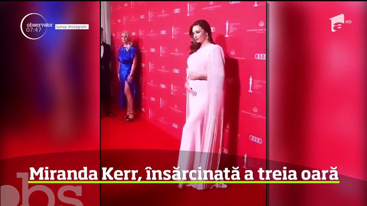 Fotomodelul Miranda Kerr trăieşte din nou o mare bucurie: este &icirc;nsărcinată a treia oară! Şi asta la doar 10 luni după ce a avut al doilea copil