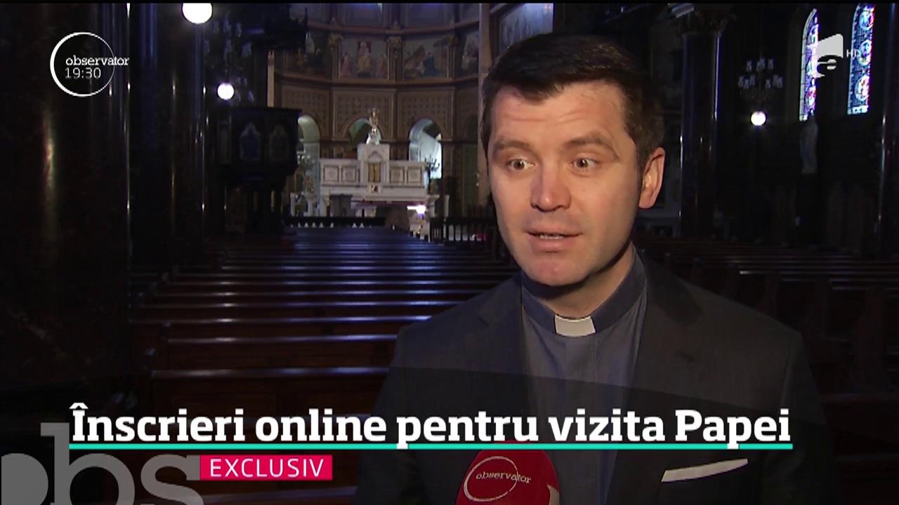 &Icirc;nscrieri online pentru vizita Papei &icirc;n Rom&acirc;nia