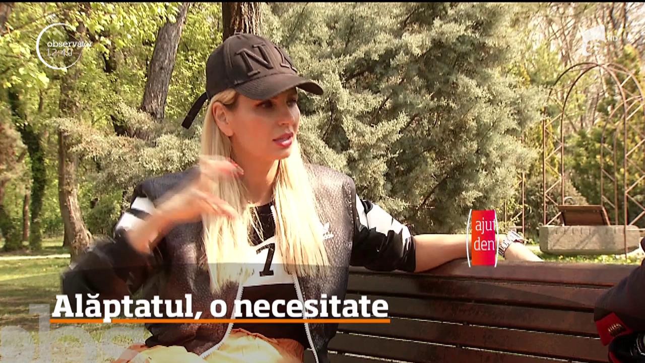 Andreea Bănică, sfaturi despre alăptare. A &icirc;nvăţat exers&acirc;nd cum e parenting-ul și  are deja c&acirc;teva reguli