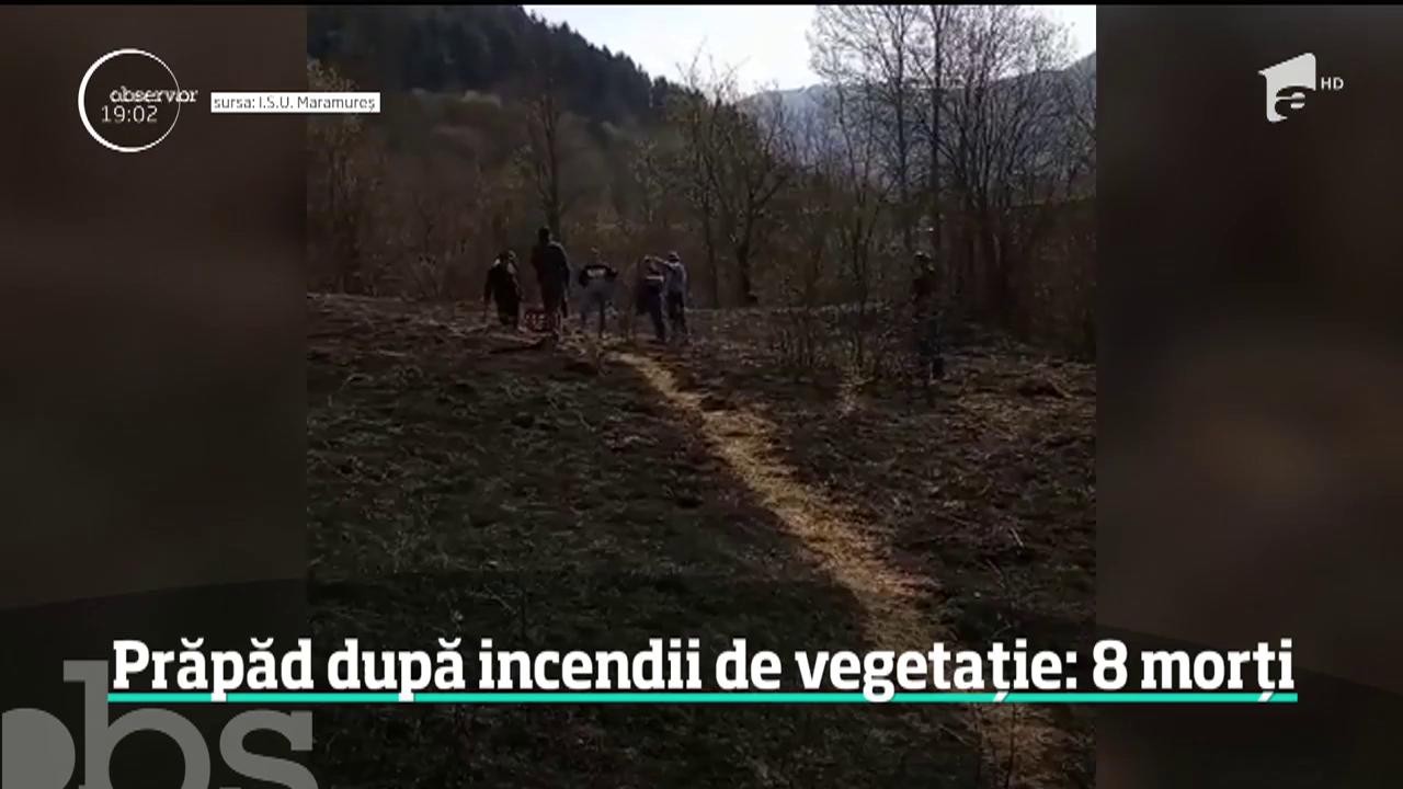 Trei oameni au murit din cauza incendiilor de vegentaţie
