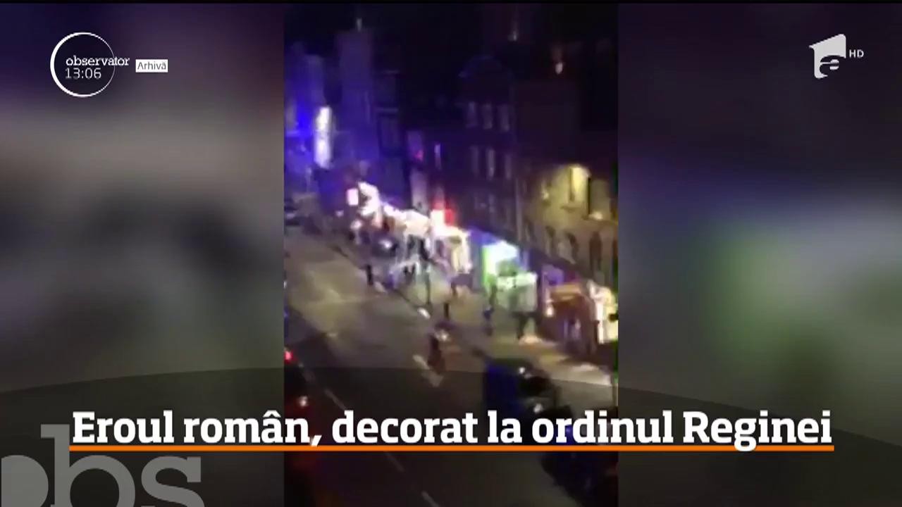 Rom&acirc;nul Florin Morariu care a salvat mai mulţi oameni la Londra, a primit Distincţia pentru Curaj, &icirc;n cadrul unei ceremonii la Turnul Londrei