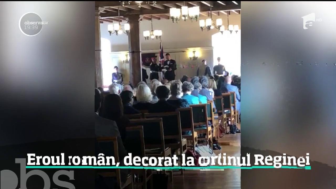 Florin Morariu, eroul rom&acirc;n de la Londra, a fost decorat la ordinul Reginei Marii Britanii