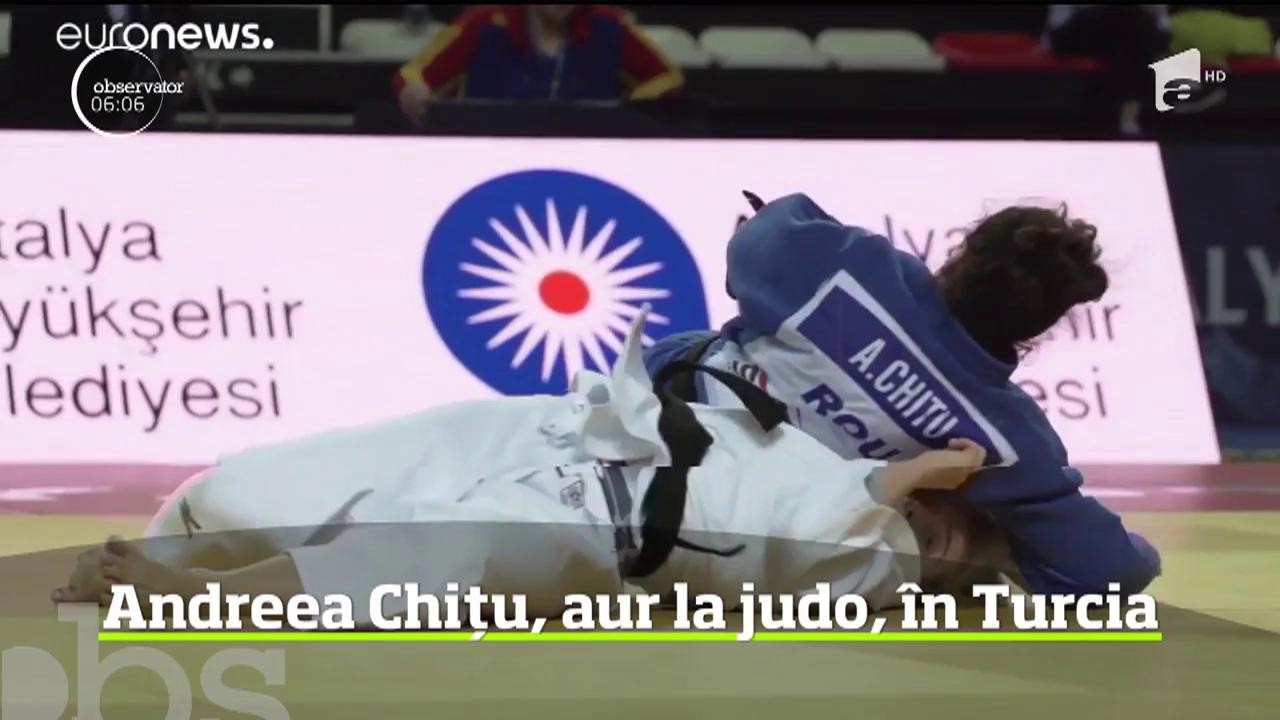 Sportiva Andreea Chiţu a obţinut aurul la turneul de judo organizat &icirc;n Turcia