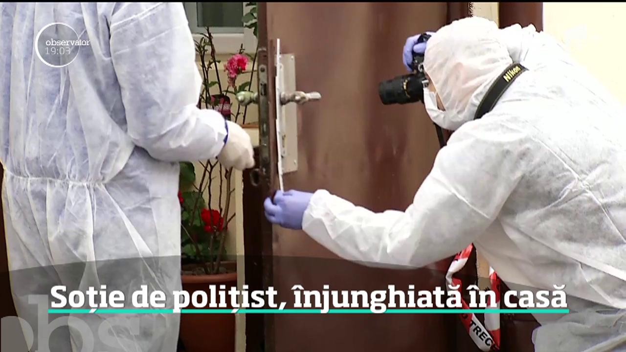 Atac violent &icirc;n Capitală! Soția unui polițist a fost &icirc;njunghiată &icirc;n casă