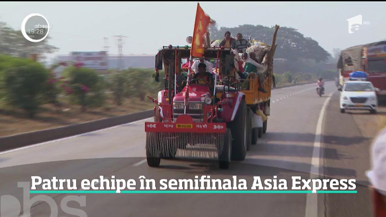 Patru echipe au ajuns &icirc;n semifinala Asia Express