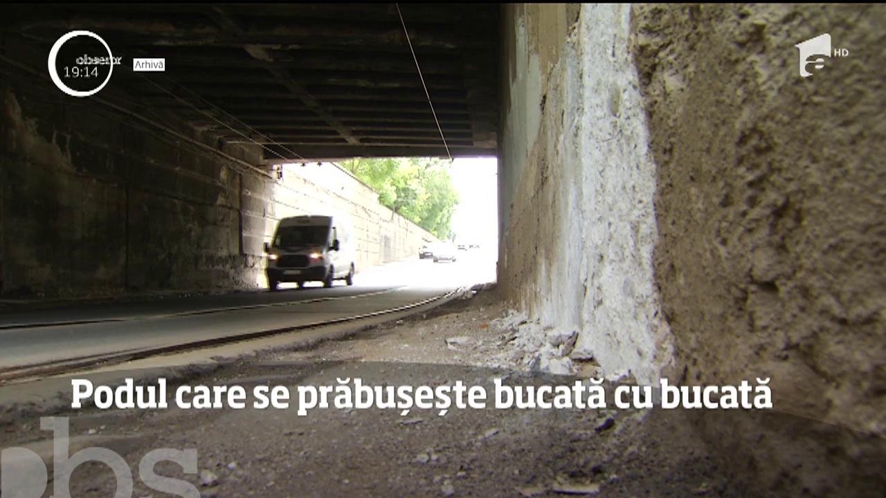 Tot mai multe poduri din Rom&acirc;nia s-au transformat &icirc;n pericole pentru şoferi şi pietoni