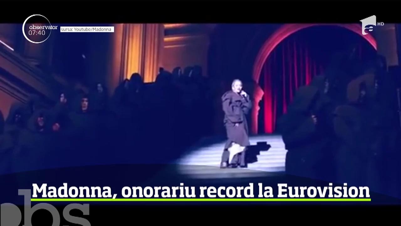 Madonna va urca pe scena de la Eurovision!