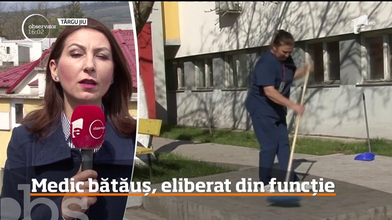 Şeful Policlinicii Spitalului de Urgenţă din Tg. Jiu a fost dat afară, după ce a sărit la bătaie