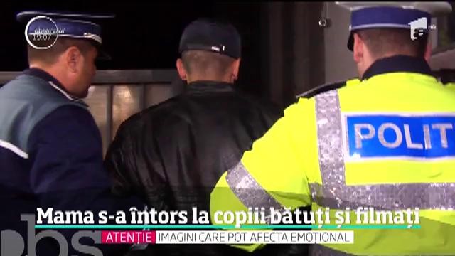 Copiii bătuţi crunt de tatăl lor şi-au re&icirc;nt&acirc;lnit &icirc;n sf&acirc;rşit mama, care s-a &icirc;ntors &icirc;n Rom&acirc;nia să-i salveze