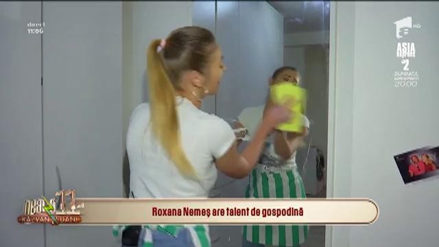 Roxana Nemeș are talent de gospodină: &rdquo;După curățenia asta și prafului o să-i fie drag să stea la mine casă!&rdquo;