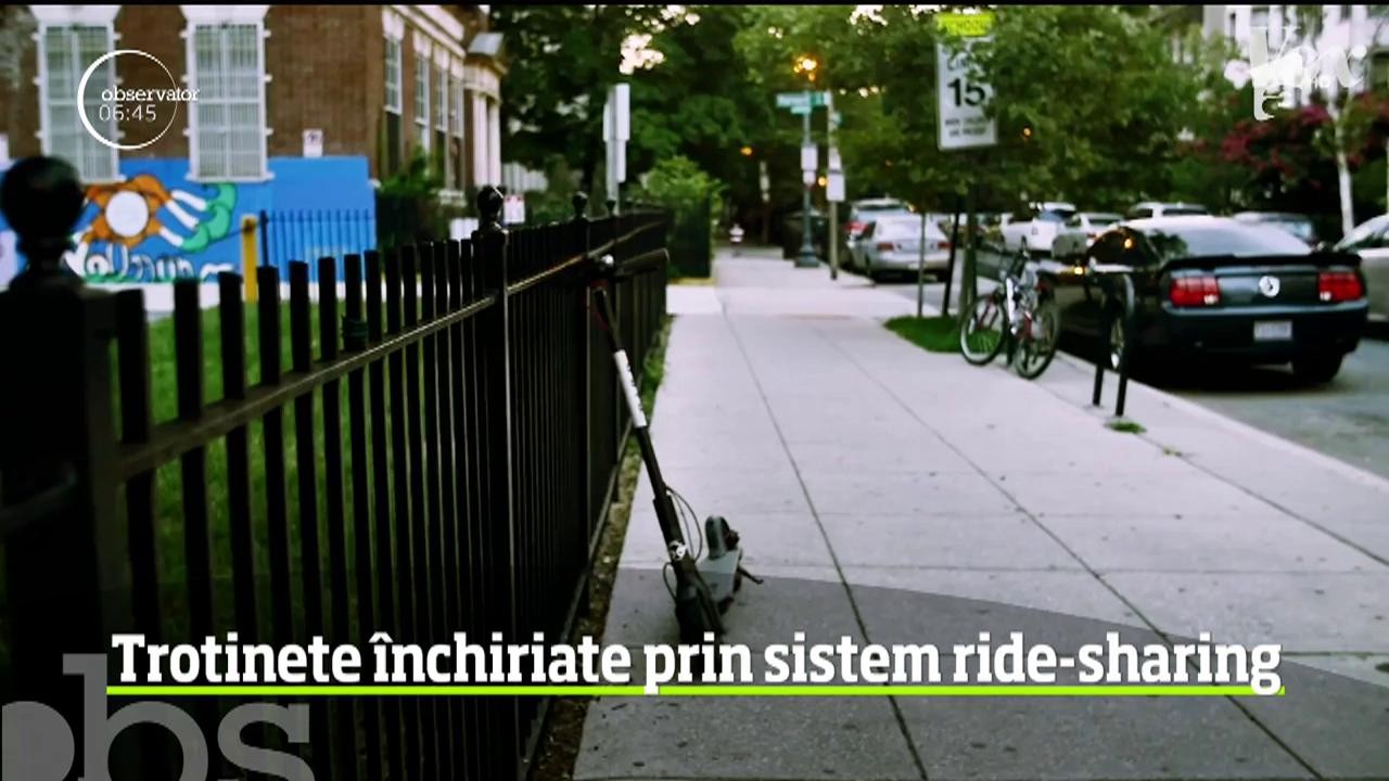 Premieră &icirc;n transportul urban public european. O companie de servicii tip ride-sharing introduce şi opţiunea de autoservire cu trotinete electrice