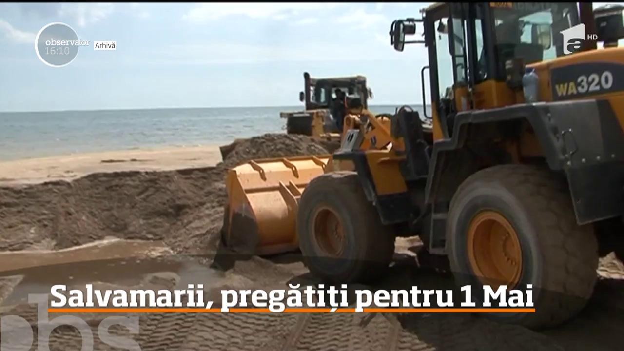 Pregătirile pentru minivacanţa de Paşte sunt &icirc;n toi la malul mării! 30 de salvamari &icirc;şi vor &icirc;ncepe activitatea pe 25 aprilie