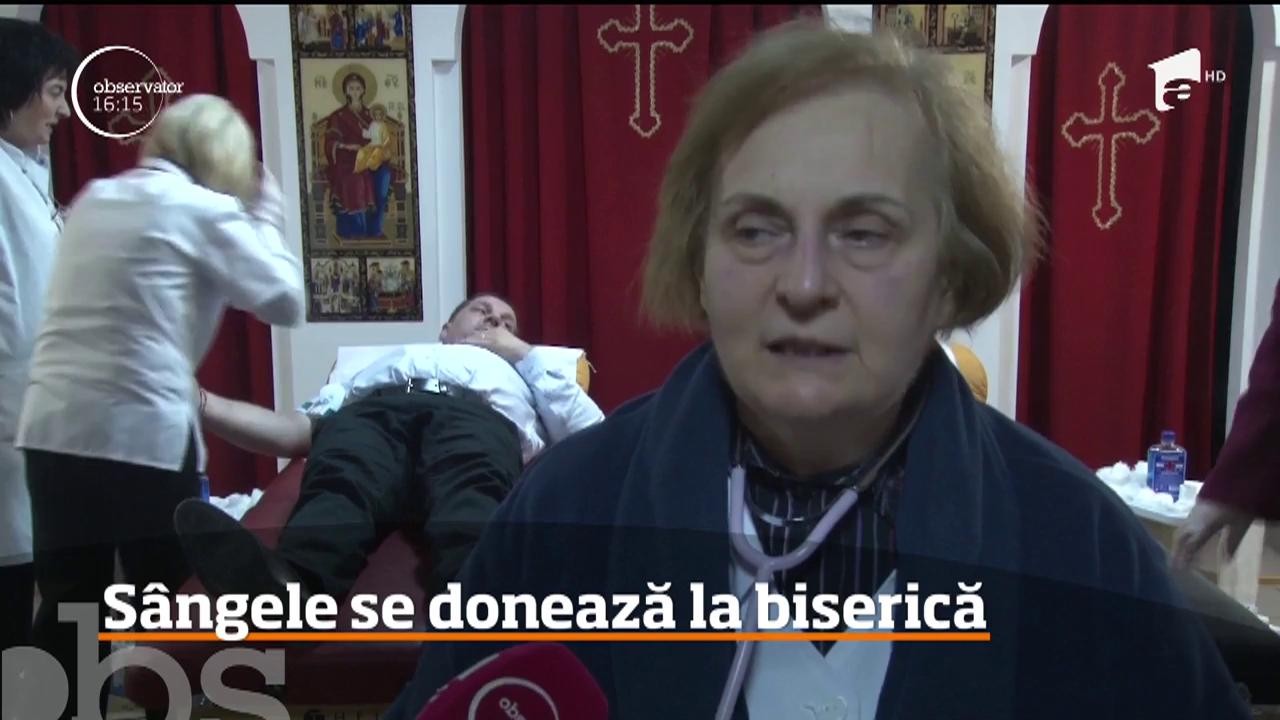 Enoriaşii din Deva au donat s&acirc;nge &icirc;n incinta unei biserici