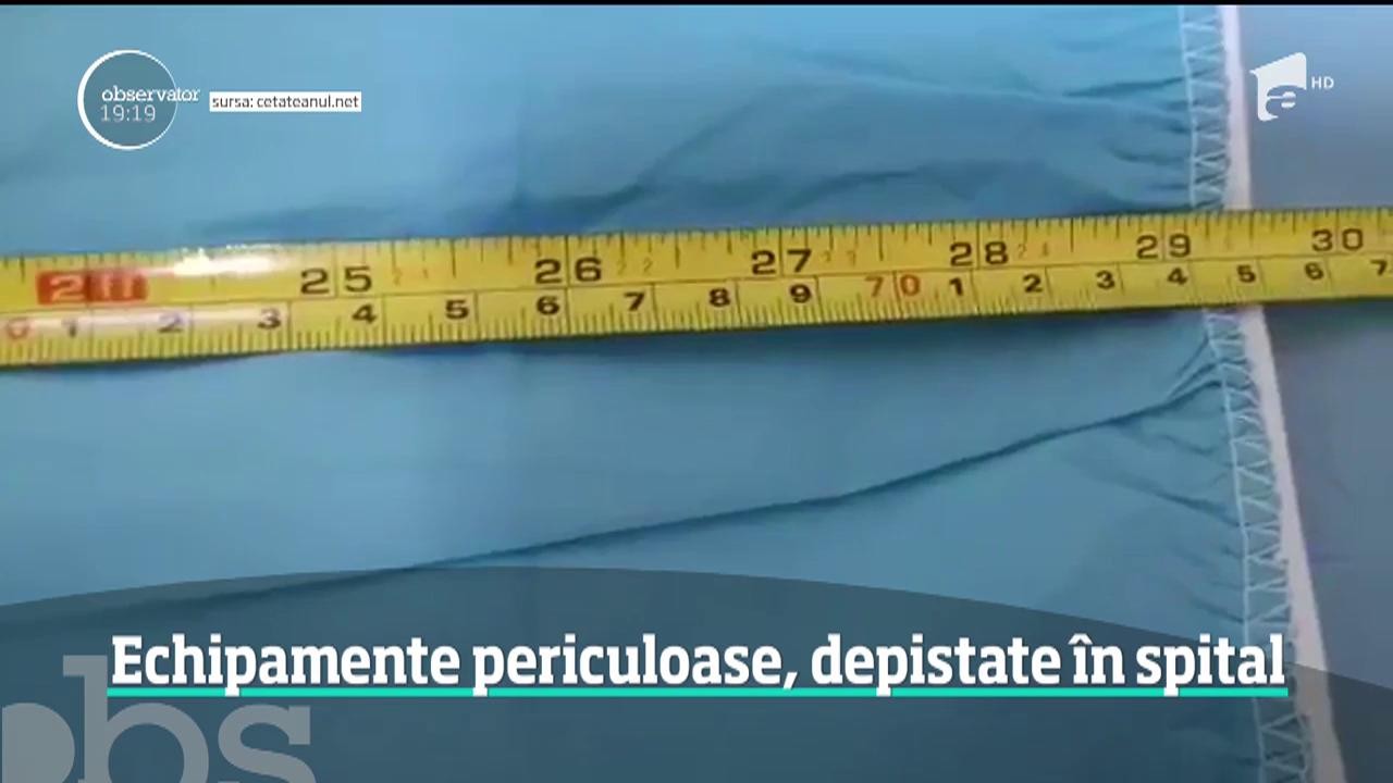 Materiale medicale periculoase descoperite la spitalul Elias din Bucureşti