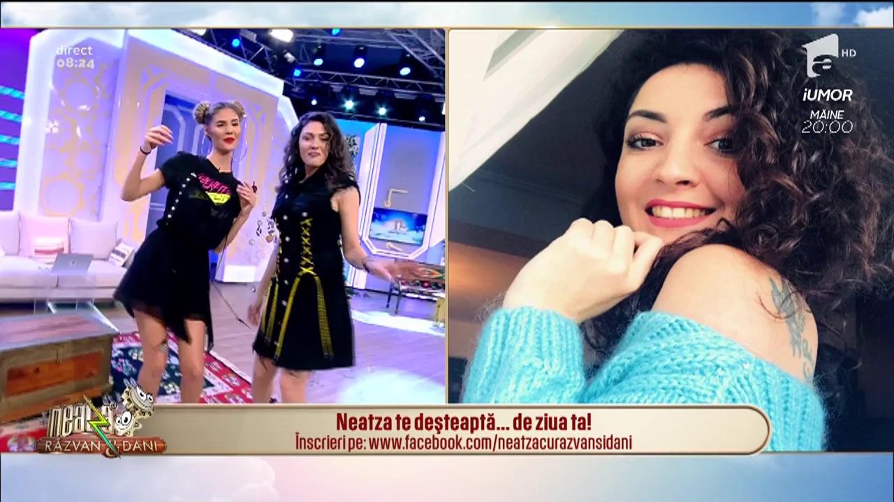 Neatza te deşteaptă... de ziua ta! La mulți ani, Cosmina!