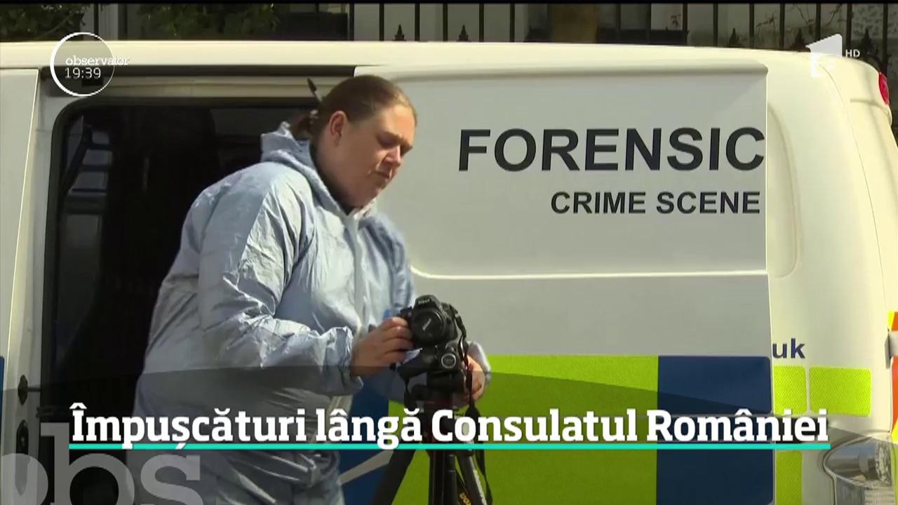 S-au tras focuri de armă &icirc;n apropierea Consulatului Rom&acirc;niei la Londra