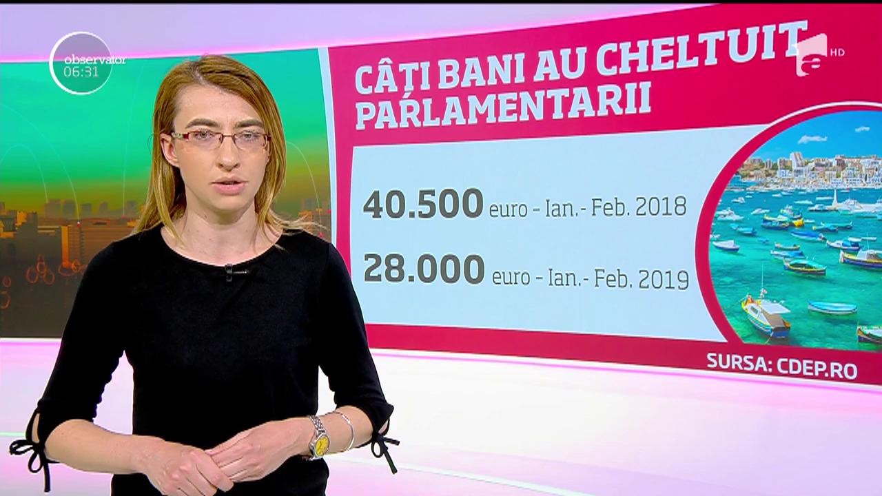 C&acirc;ţi bani au cheltuit parlamentarii pe plimbări &icirc;n străinătate