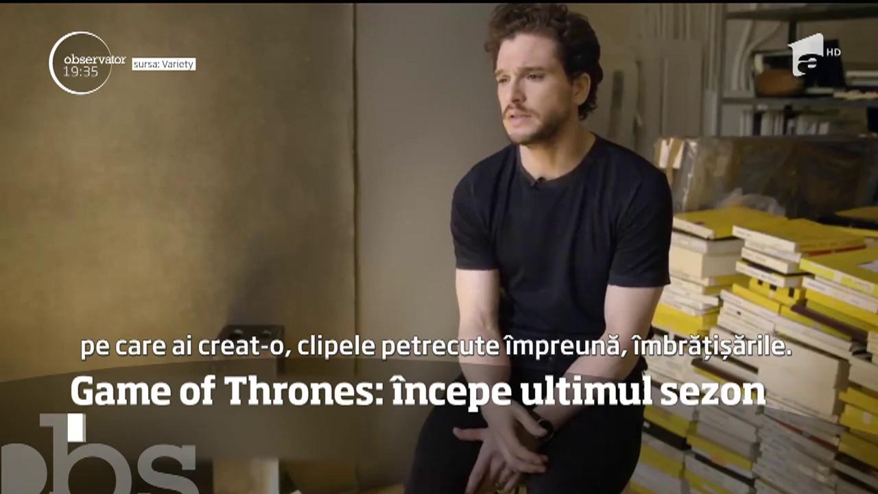 &Icirc;ncepe ultimul sezon din Game of Thrones